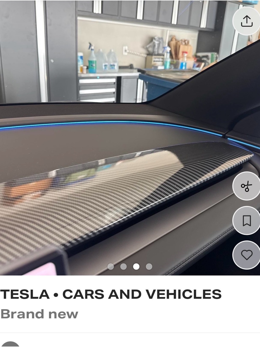 Tesla dashboard accessory for 2026 Juniper